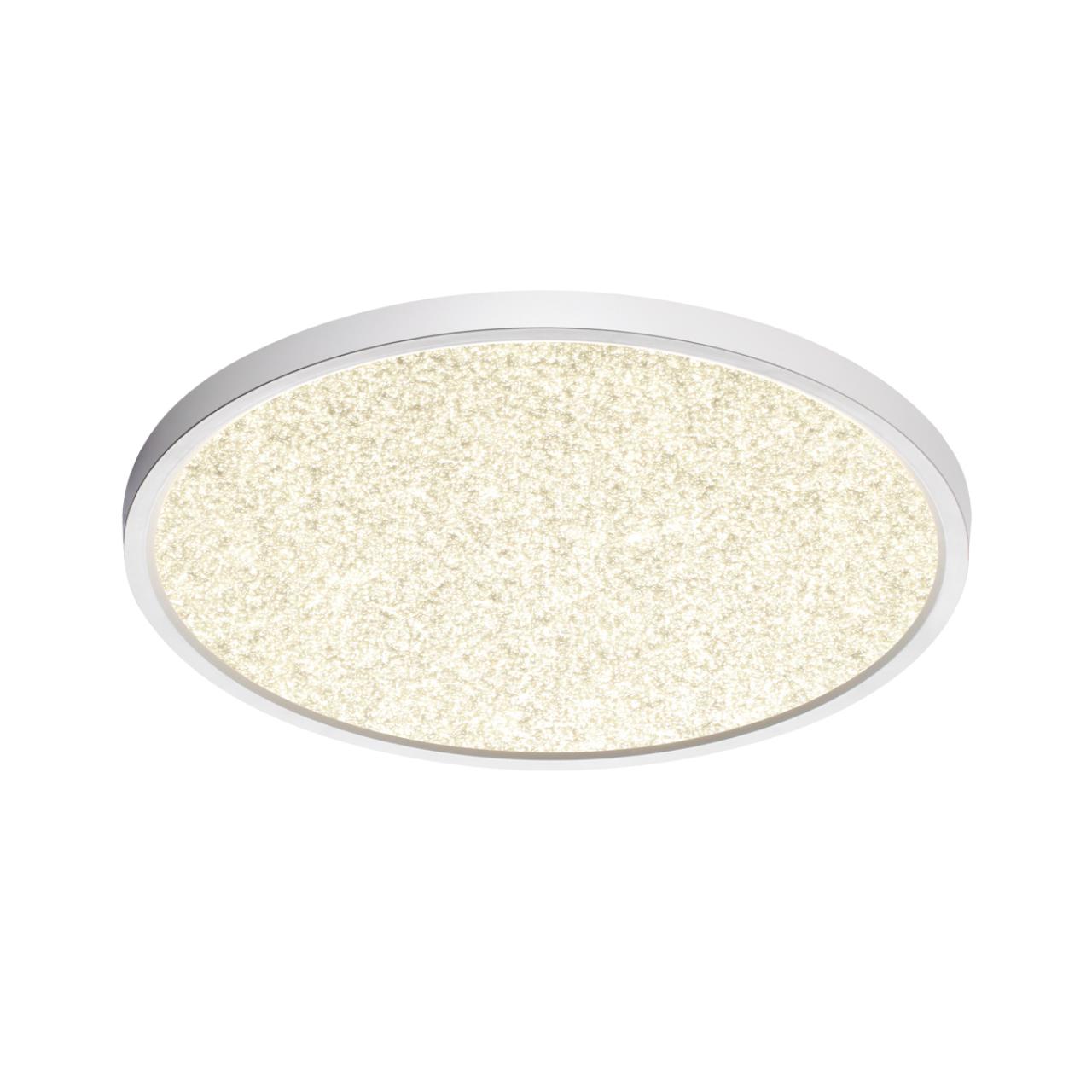 7661/32L MITRA LED SN 555 Светильник пластик/белый LED 32Вт 3000/4000K D400 IP40 OMEGA WHITE — изображение 6