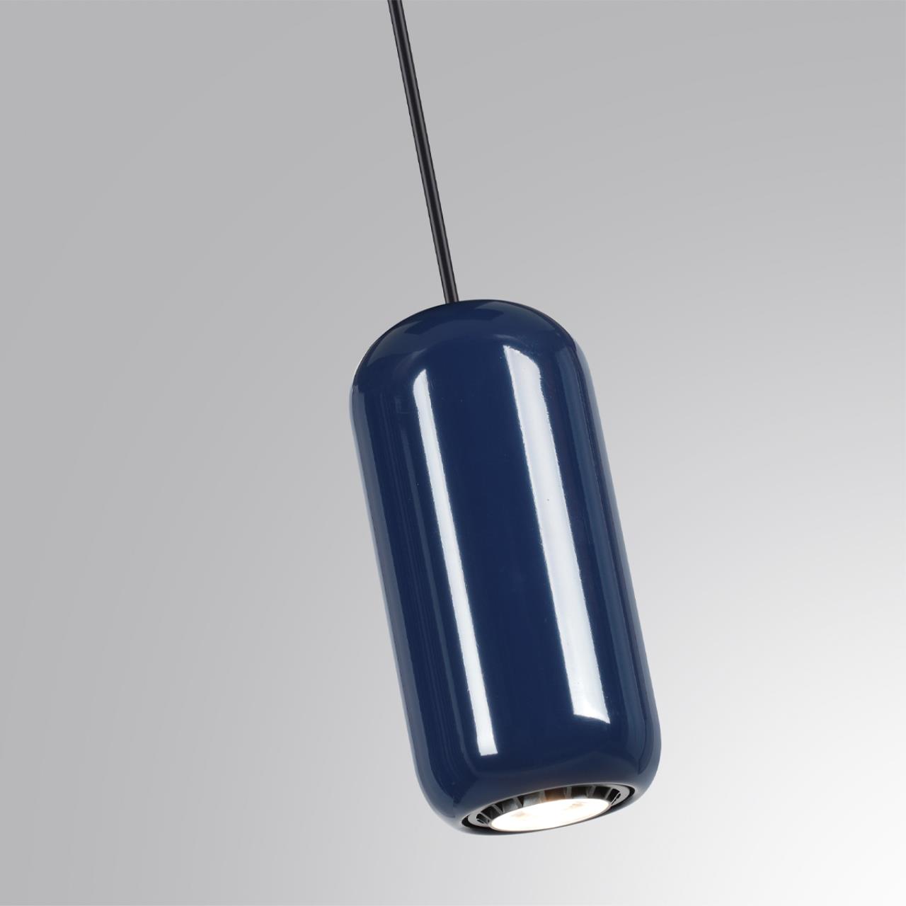 5053/1E PENDANT ODL24 375 черный/синий/металл Подвес GU10 LED 4W OVALI — изображение 5