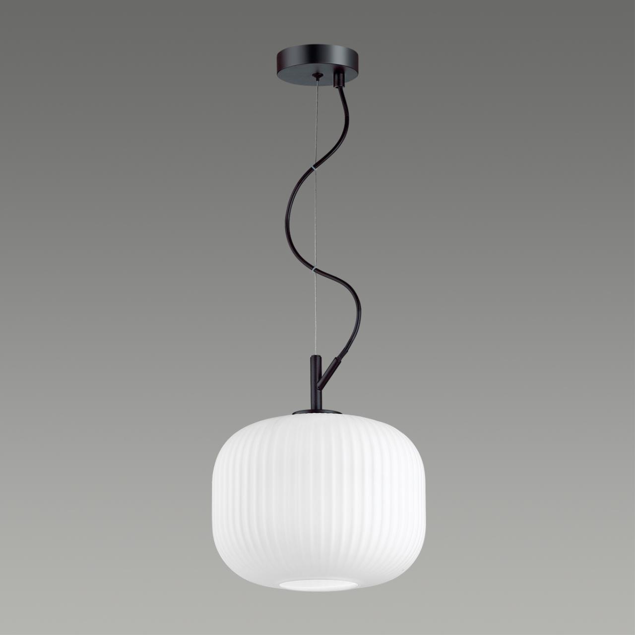 4753/1 PENDANT ODL21 411 белый/черный Подвес E27 60W ROOFI — изображение 5