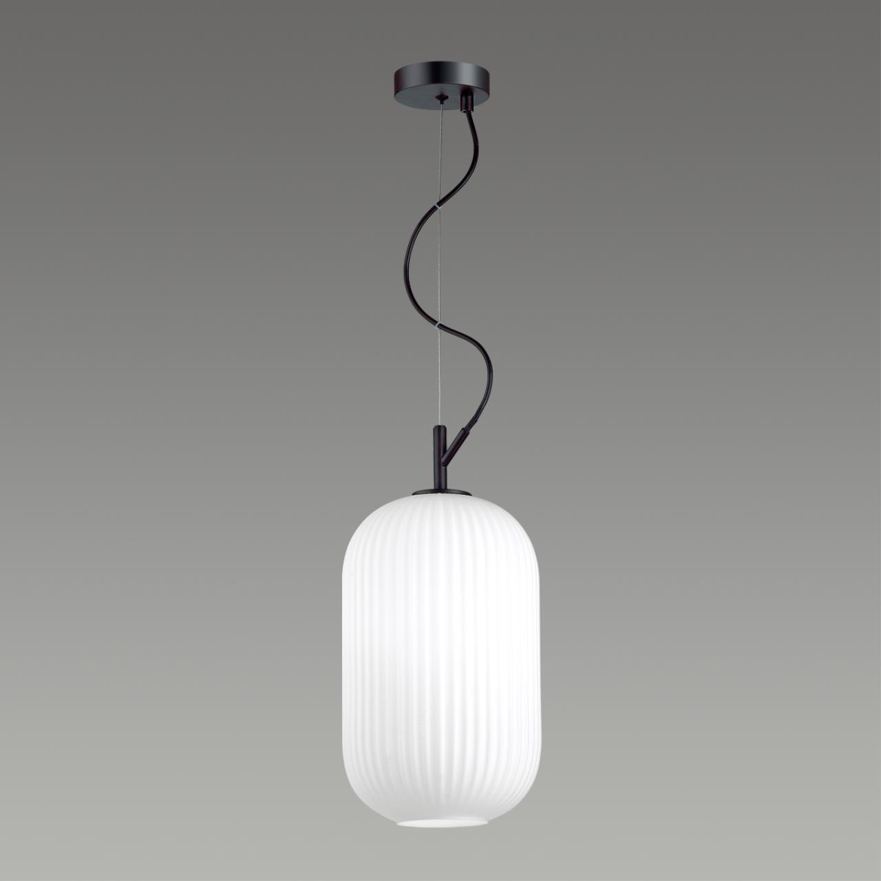 4751/1 PENDANT ODL21 411 белый/черный Подвес E27 60W ROOFI — изображение 5