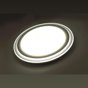 7617/DLN PALE SN 151 Светильник пластик/белый LED 48Вт 3000/4000/6000K D410 IP43 CCT SETTA