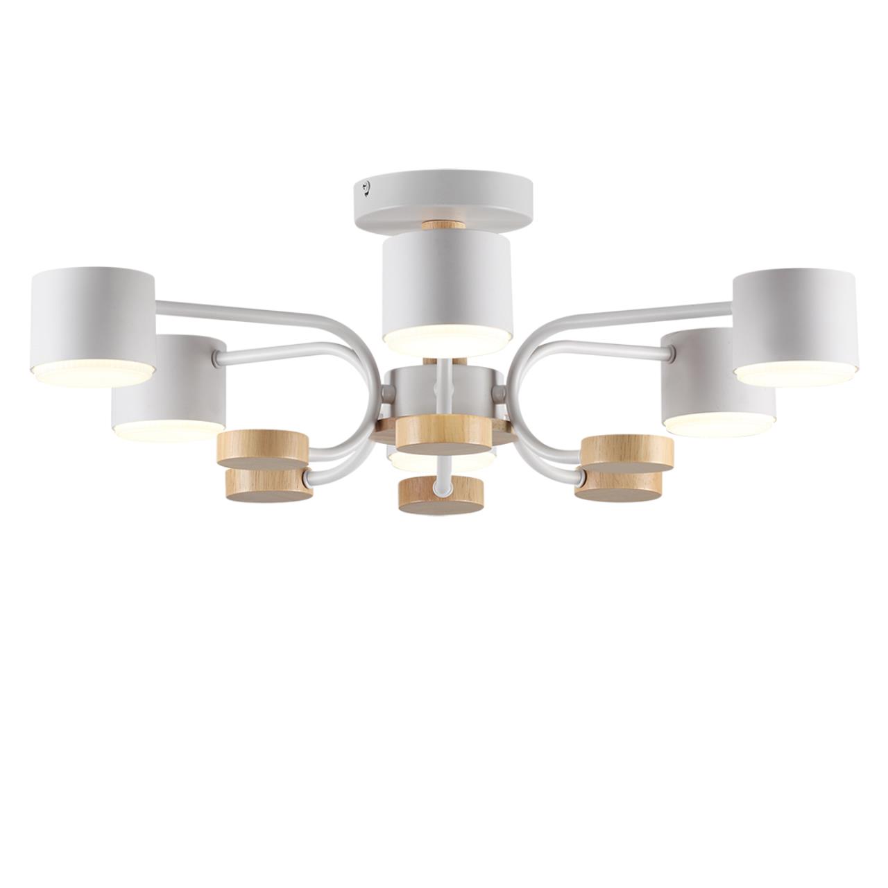 8231/6C COMFI LN26 336 белый, металл/дерево/пластик Светильник потолочный LED GX53 6*9W 220V RONDO — изображение 6