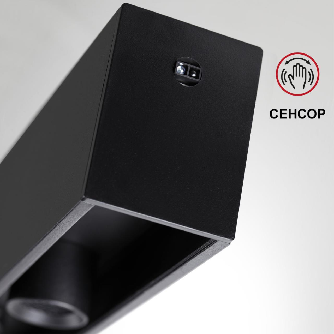 359305 OVER NT24 346 черный Светильник подвесной диммируемый со сменой цв.температуры (сенсор) IP20 LED 15W/30W 4000К/2700,4000,6000K 220-240V FERMO — изображение 3