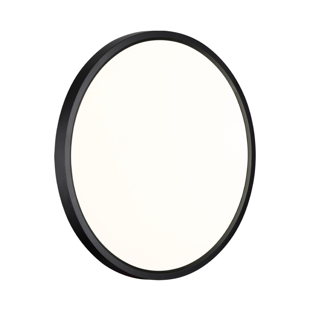 7660/32L MITRA LED SN 554 Светильник пластик/белый/черный LED 32Вт 3000/4000K D400 IP40 ALFA BLACK — изображение 7