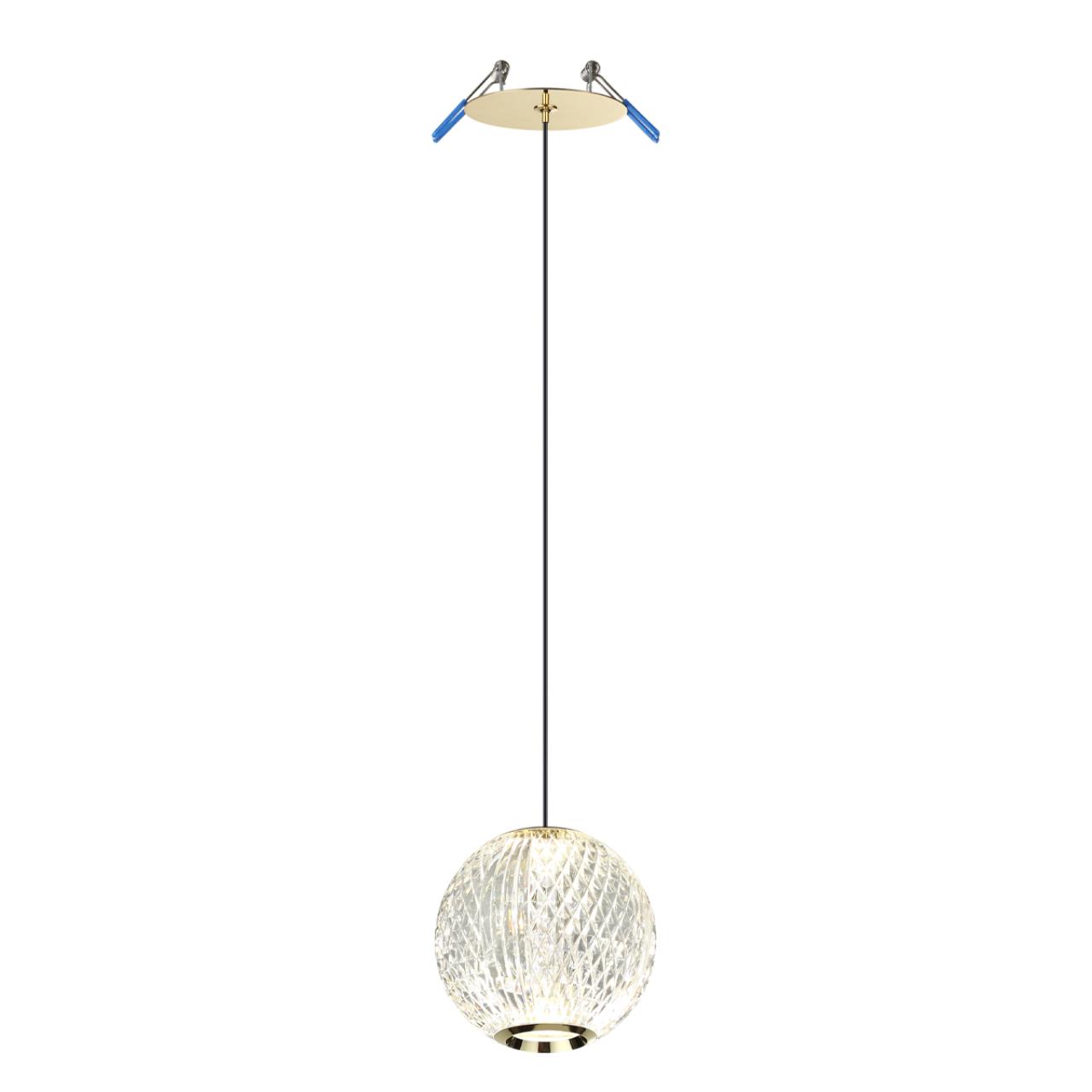 5008/5LA L-VISION ODL24 567 золотой/металл/акрил Подвес LED 5W 4000K 390лм CRYSTAL — изображение 3