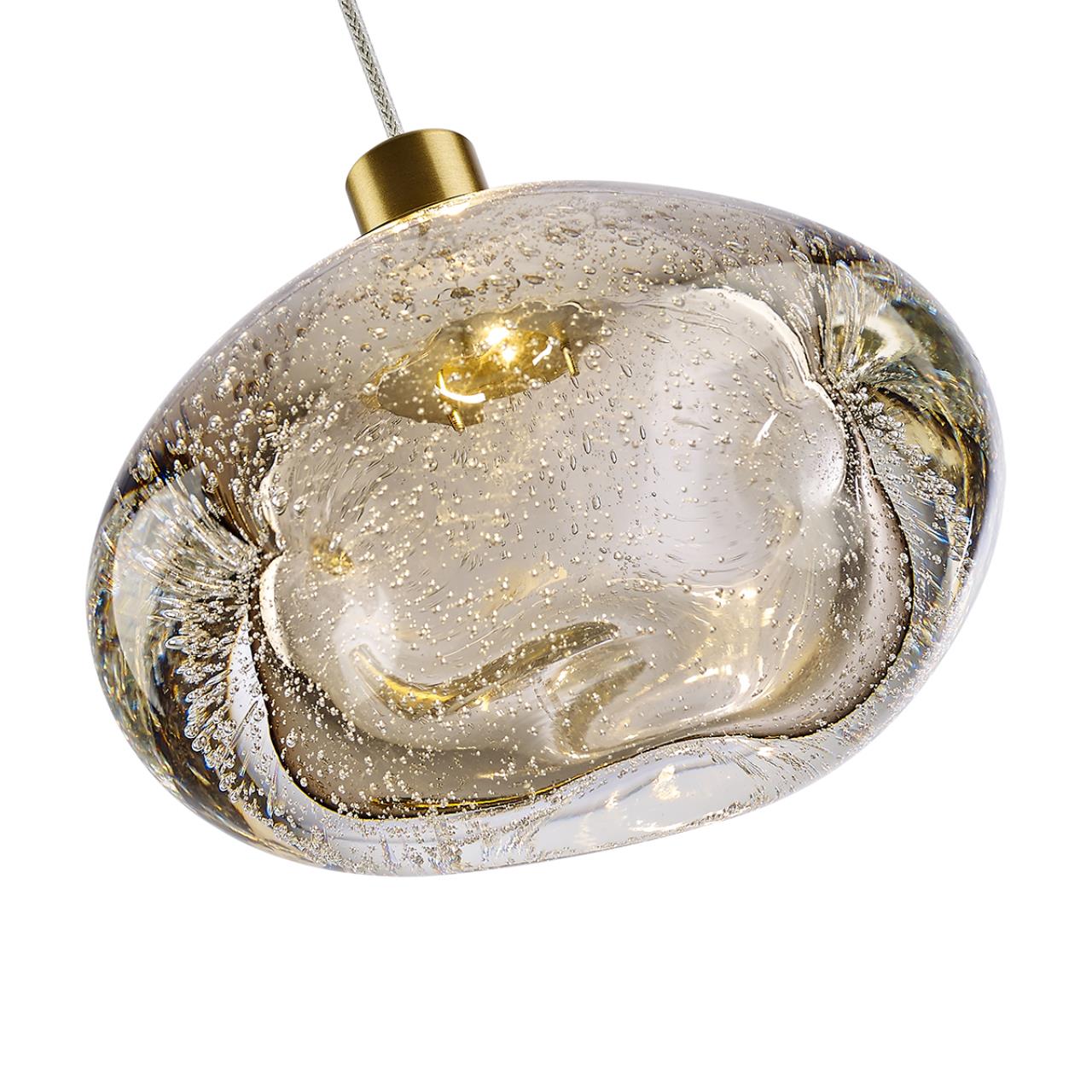 7044/4L L-VISION ODL25 249 Подвесной светильник серый/бронзов/металл/стекло IP20 LED 4W 3000K 220V MELA — изображение 3