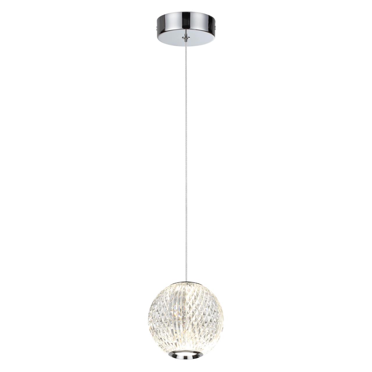 5007/5LA L-VISION ODL24 567 хром/металл/акрил Подвес LED 5W 4000K 365лм CRYSTAL