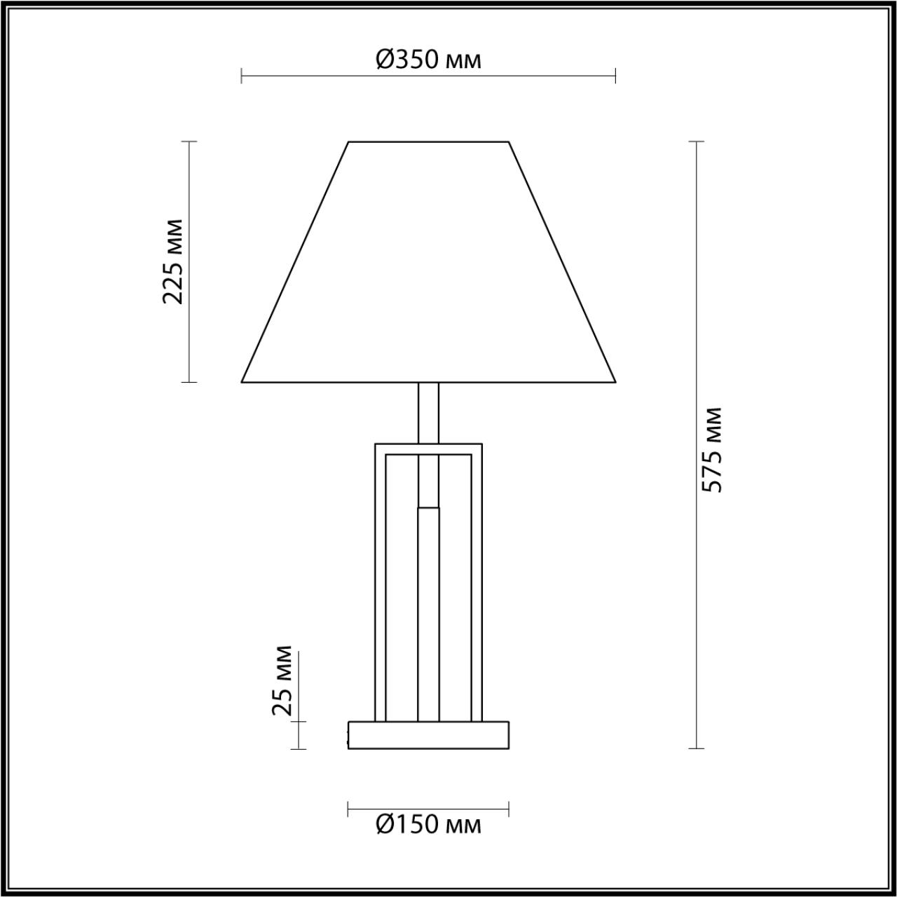 5290/1T NEOCLASSI LN23 000 черный, латунь Настольная лампа E27 1*60W 220V FLETCHER — изображение 4
