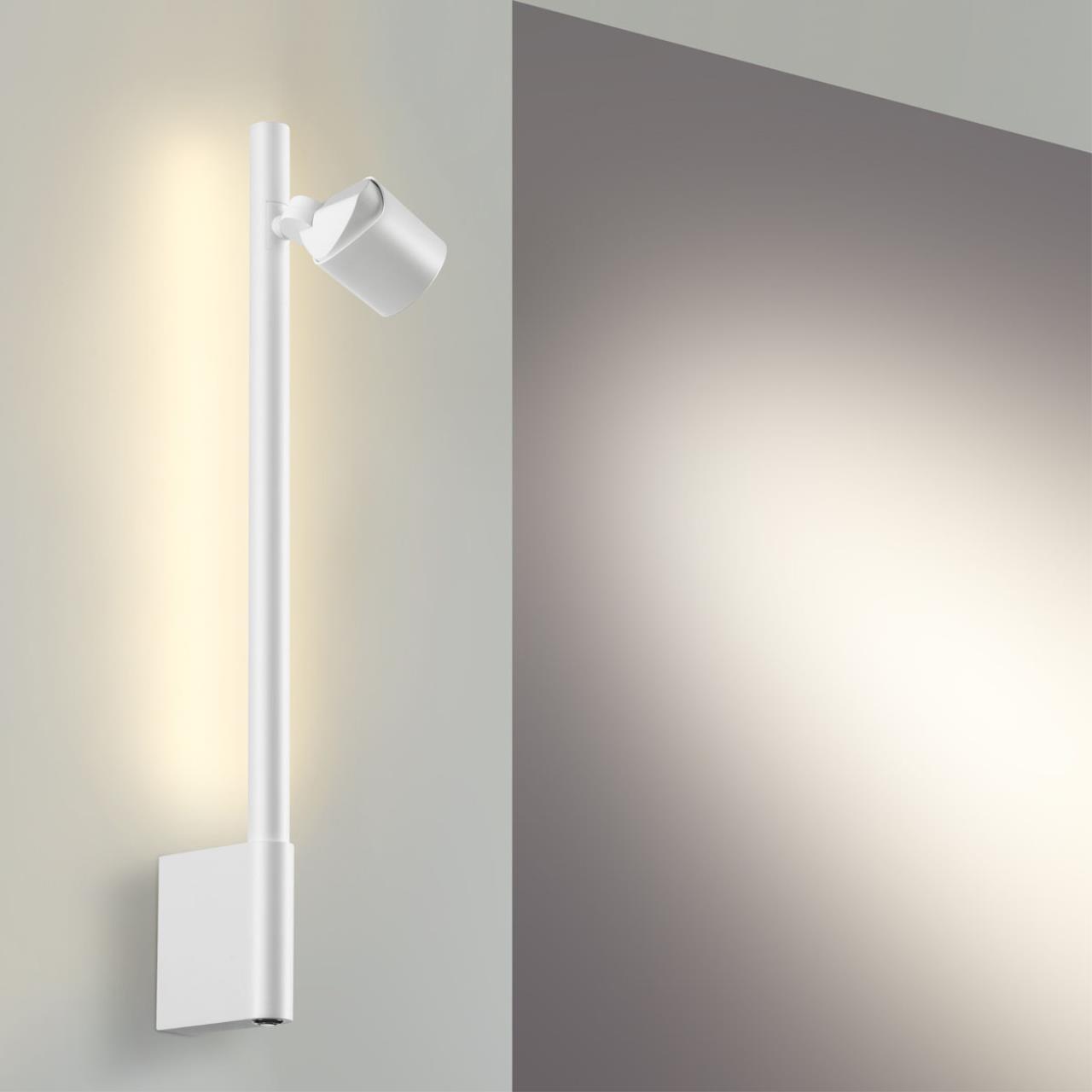 359312 OVER NT24 354 белый Светильник настенный диммируемый (выключатель) IP20 LED 7W+7W 4000K 220-240V FERMO — изображение 6
