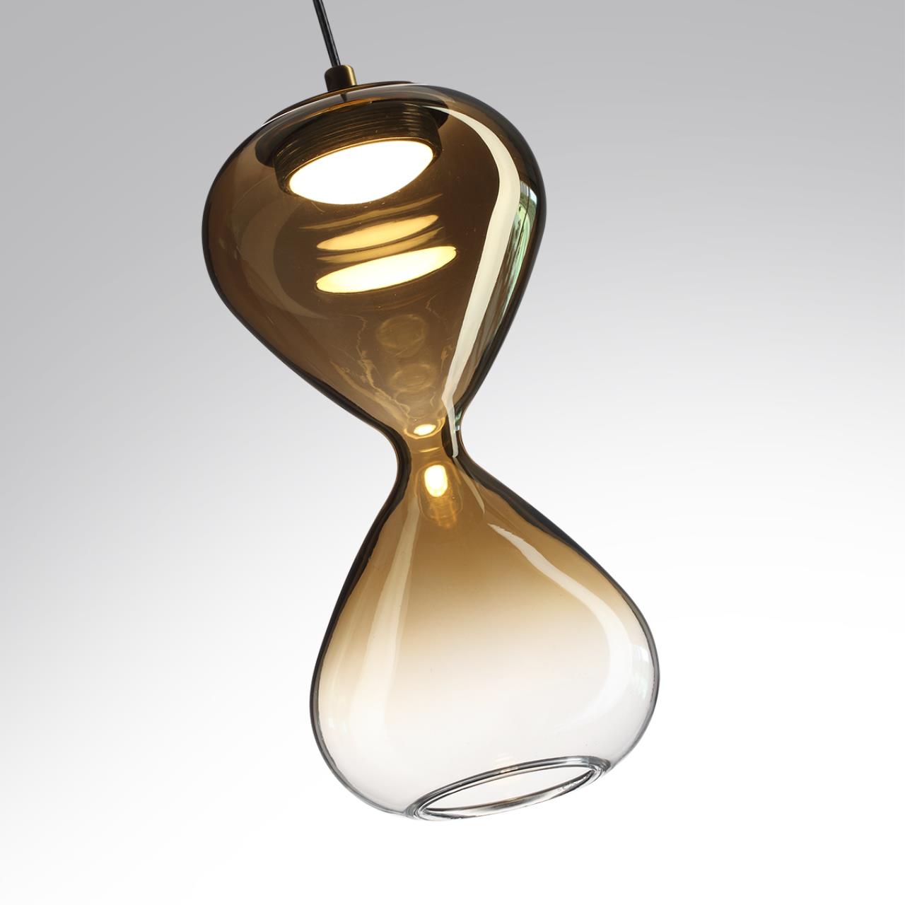 5094/4LA PENDANT ODL25 357 черный/золотой градиент/прозрачн./металл/стекло Подвес LED 4W 4000K 388Лм GLESSI — изображение 6