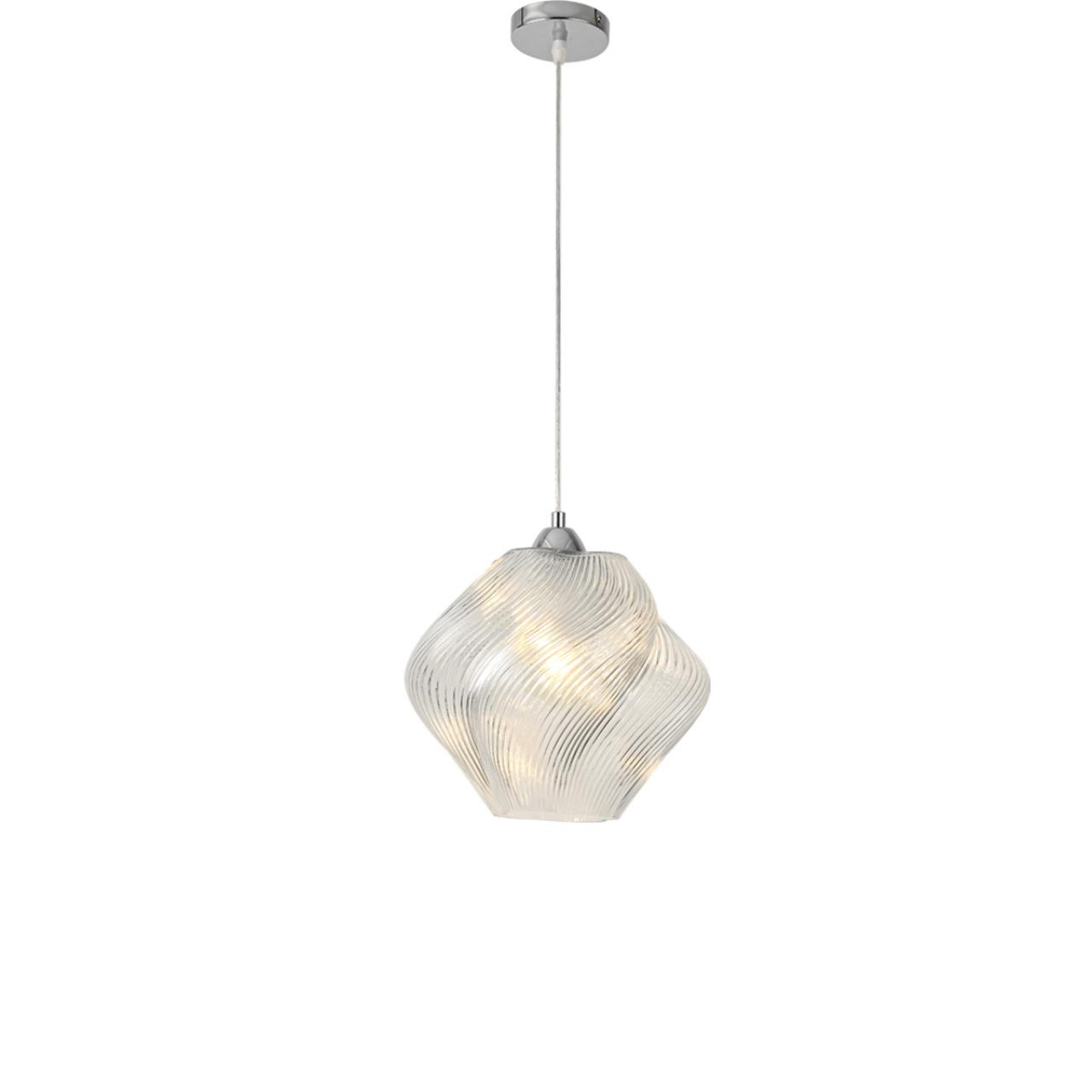 8288/1A MODERNI LN26 371 хром/прозрачный, металл/стекло Подвес E27 1*60W 220V TIDE — изображение 6