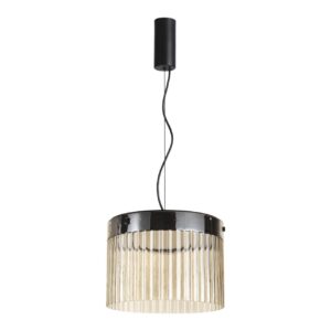 5047/24L L-VISION ODL24 000 черный/светл.янтарный/металл/стекло Подвес LED 24W 4000К 2715Лм PILLARI