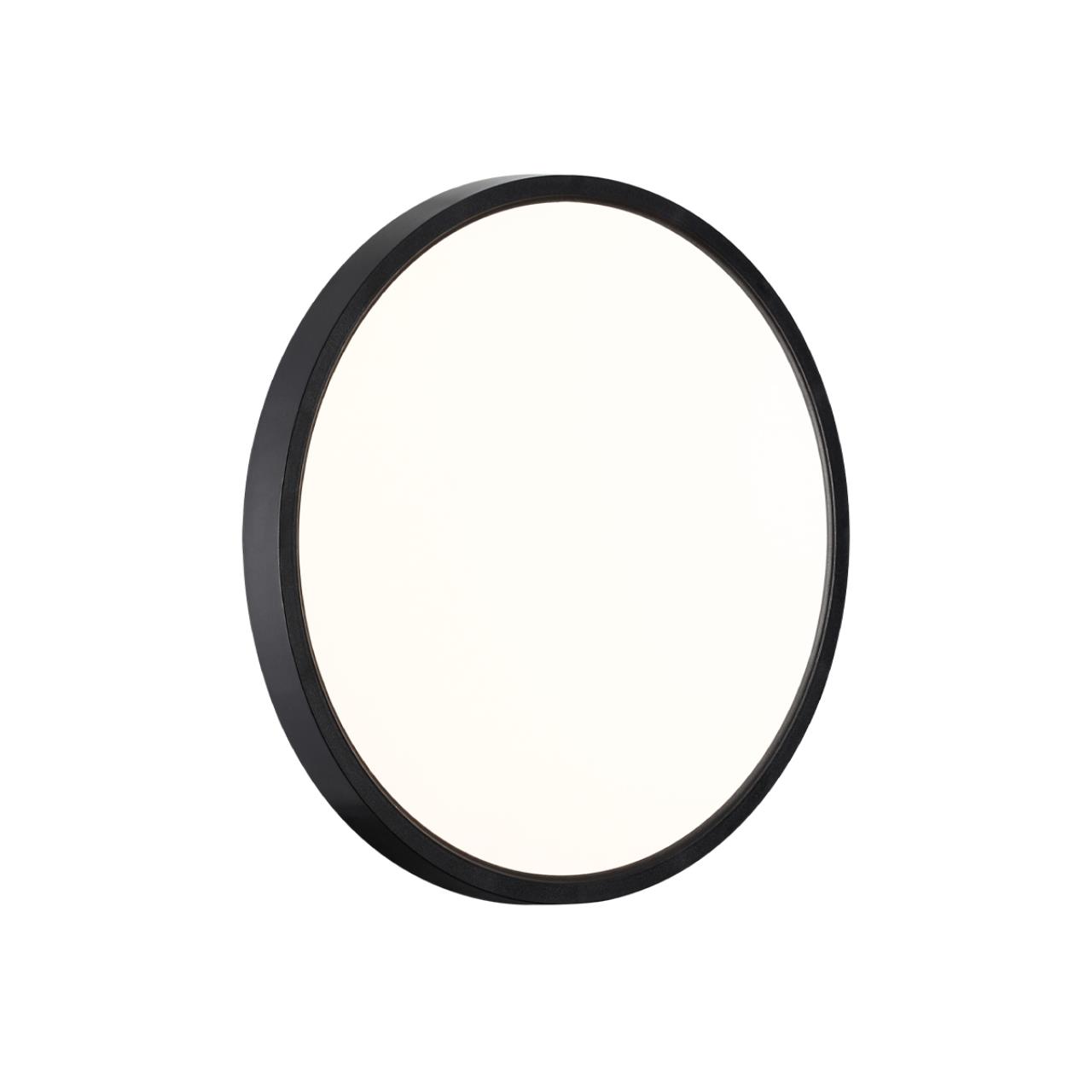7660/24L MITRA LED SN 554 Светильник пластик/белый/черный LED 24Вт 3000/4000K D300 IP40 ALFA BLACK — изображение 7