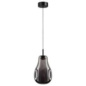 5098/4LC PENDANT ODL25 365 черный/дымчатый/металл/стекло Подвес LED 4W 4000K 388Лм NAVE