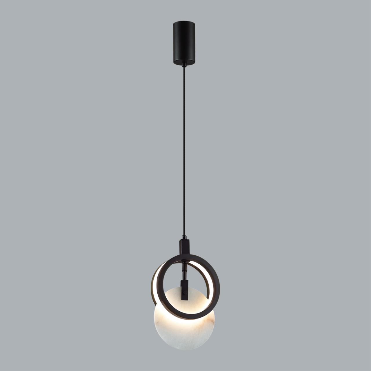 5422/17L HIGHTECH ODL_EX25 083 черный/металл/алебастр Подвес LED 17W 3000K 986Лм MERCURY — изображение 5