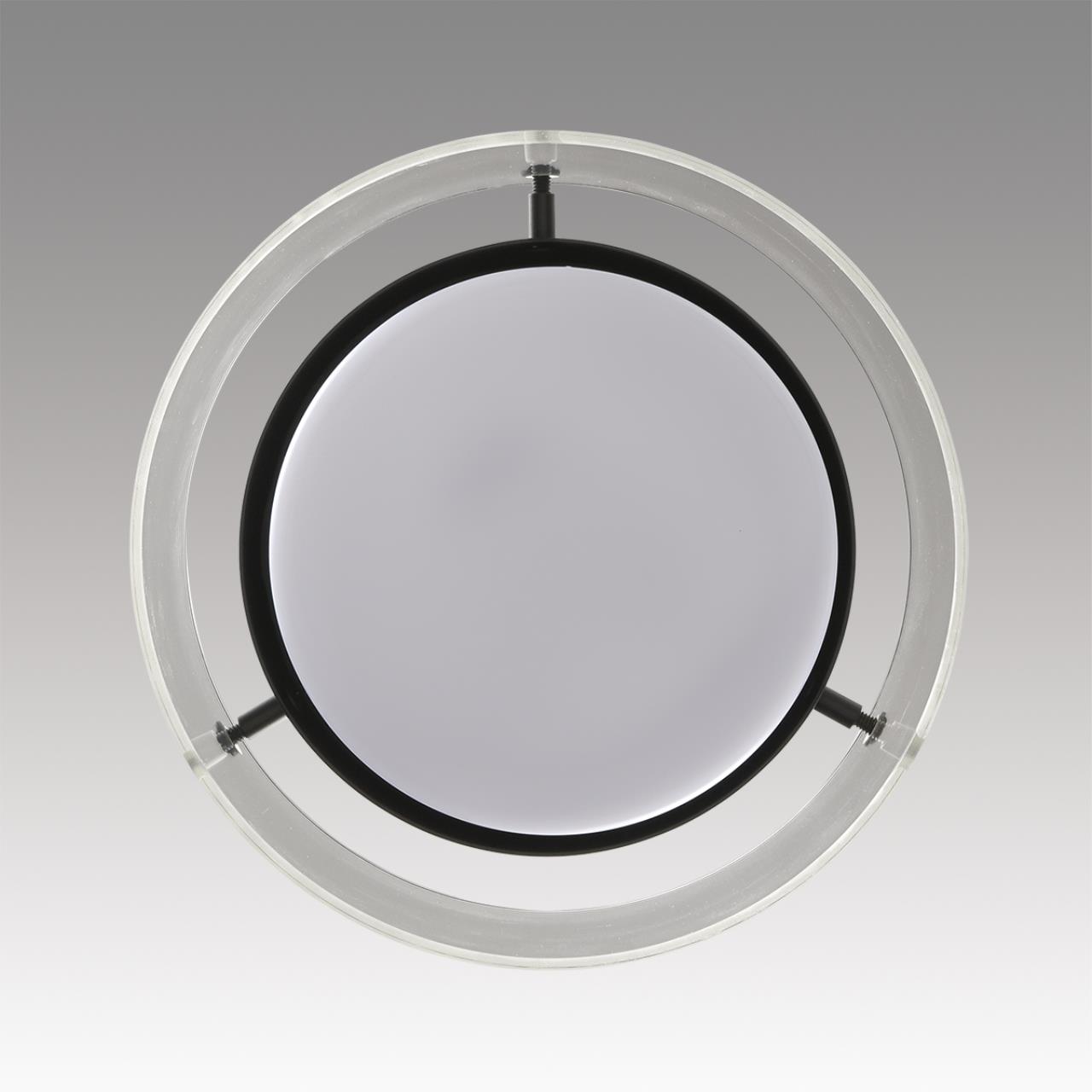 8232/1 COMFI LN26 230 черный/прозрачный, металл/стекло Подвес LED GX70 1*10W 220V NATALINA — изображение 5
