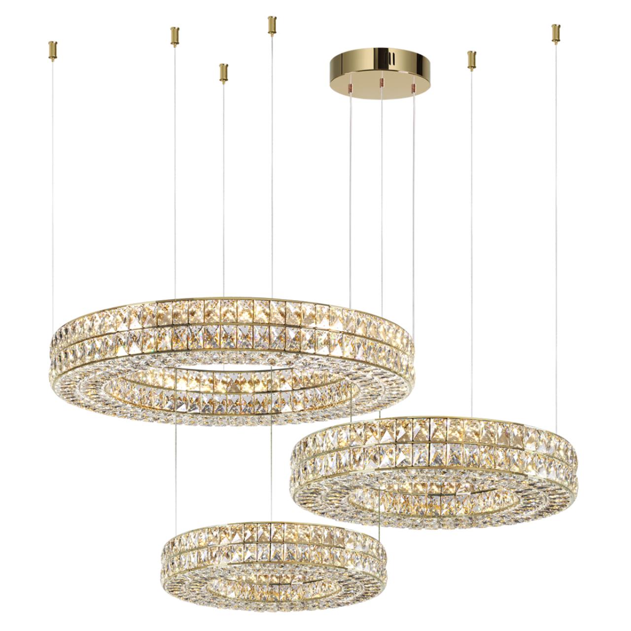 4926/52L L-VISION ODL24 581 золото/металл/хрусталь Люстра LED 52W 4000K 2971Лм PANTA — изображение 2