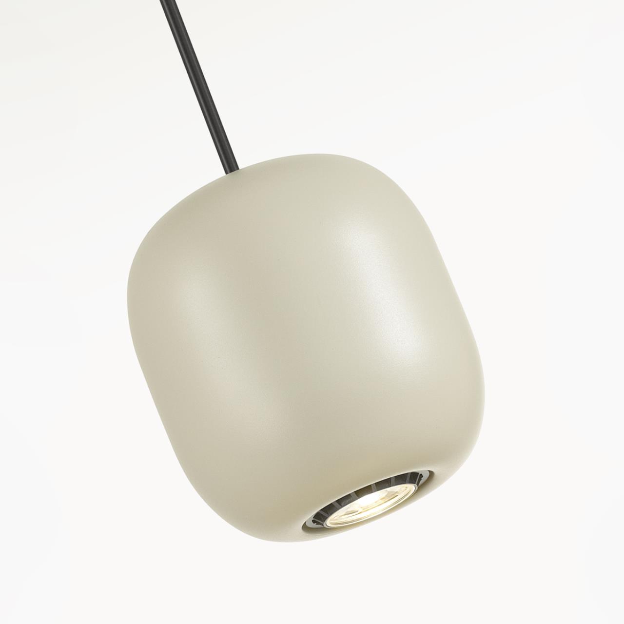 5060/1GA PENDANT ODL24 377 цвет слонов.кости/черный/металл Подвес GU10 LED 4W COCOON — изображение 5