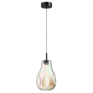 5098/4LB PENDANT ODL25 365 черный/бензиновый/металл/стекло Подвес LED 4W 4000K 388Лм NAVE