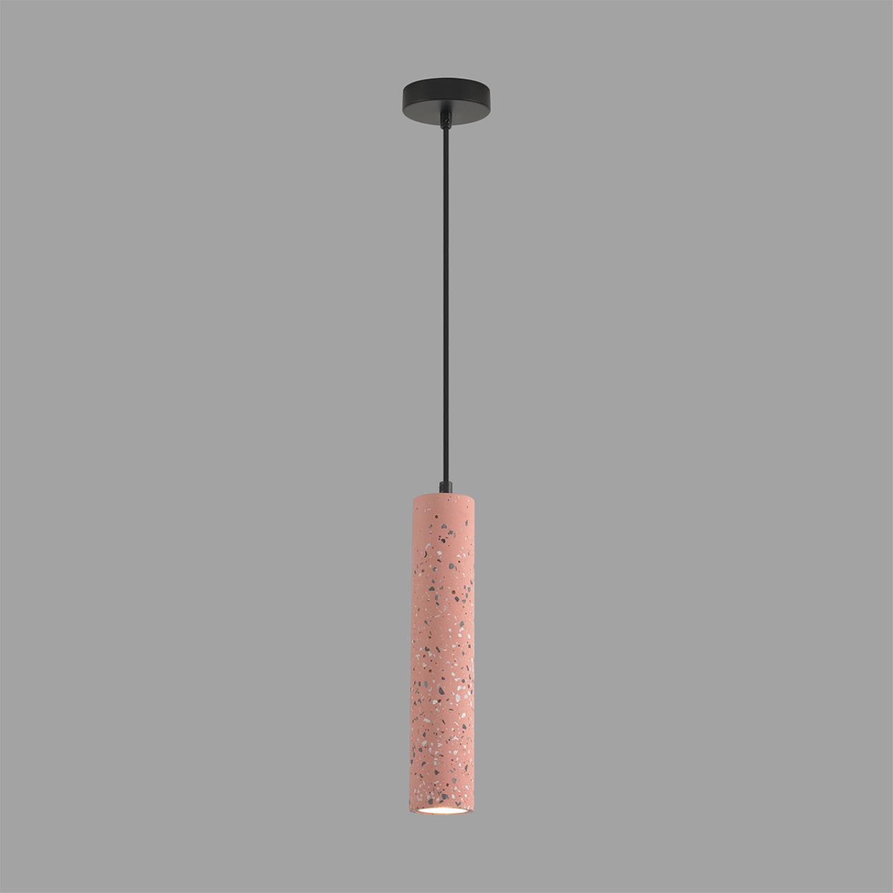 8355/1A SUSPENTIONI LN26 331 черный/розовый, металл/цемент Подвес GU10 LED 5W 220V SHAMAREL — изображение 4