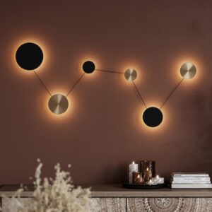 7115/30WL HIGHTECH ODL26 451 Настенный светильник черный/бронза/металл IP20 LED 30W 1350Лм 3000K 220-240V GALAXY (ВМЕСТО 4211/38WL)