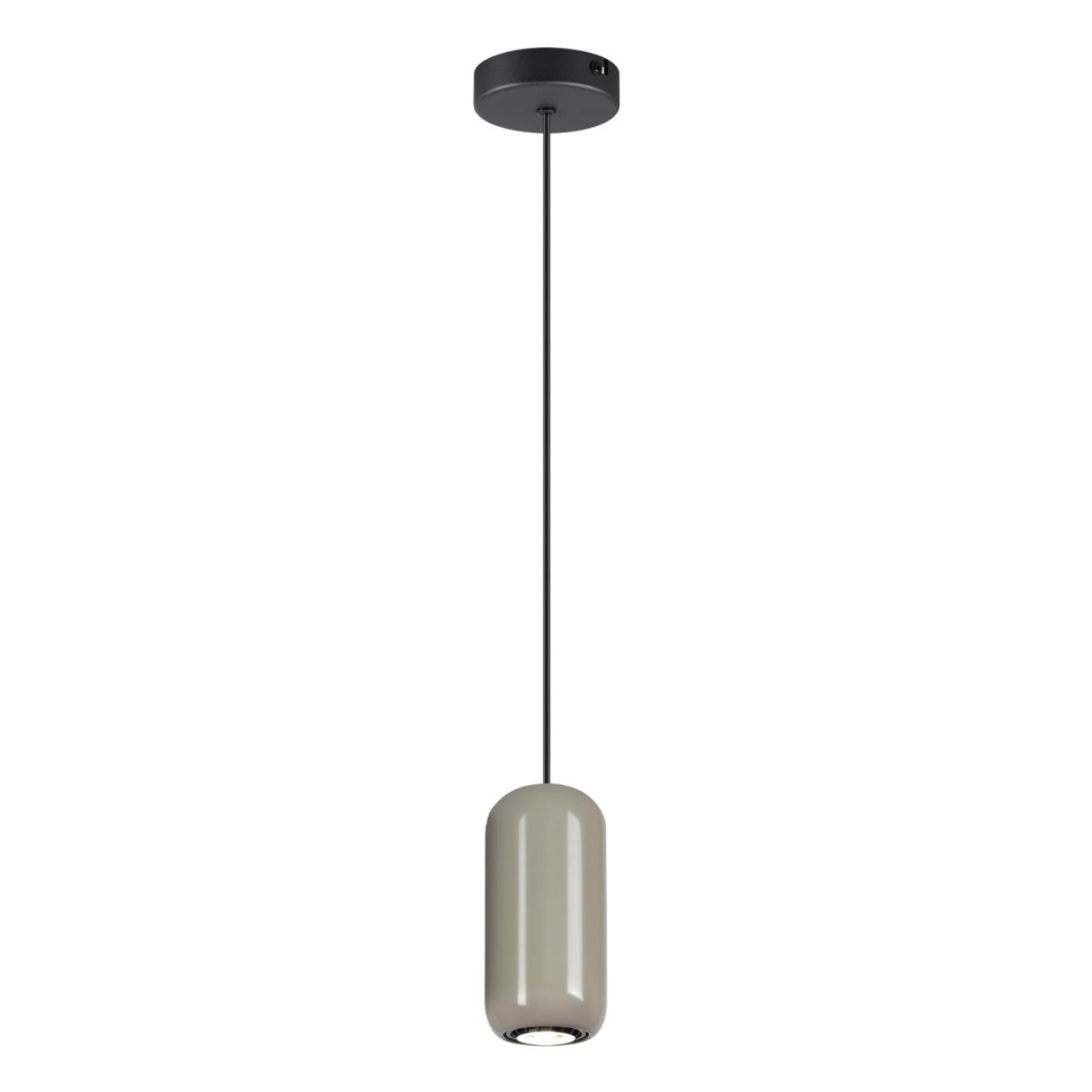 5053/1D PENDANT ODL24 375 черный/серый/металл Подвес GU10 LED 4W OVALI — изображение 3