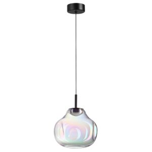 5097/4LB PENDANT ODL25 363 черный/бензиновый/металл/стекло Подвес LED 4W 4000K 388Лм VASO