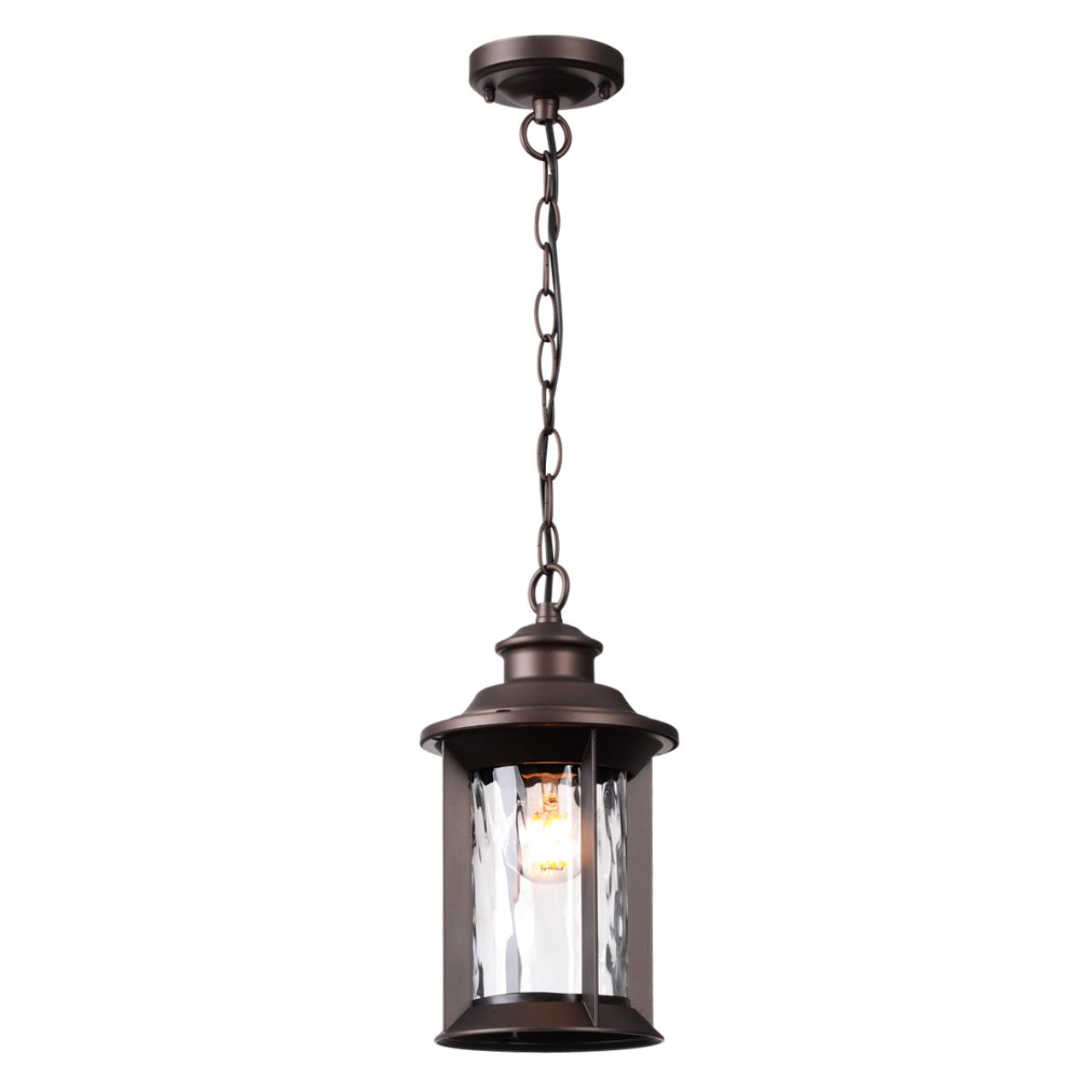 4961/1 NATURE ODL22 703 темно-коричневый/стекло Ландшафтный подвес E27 1*60W IP44 MAVRET — изображение 4