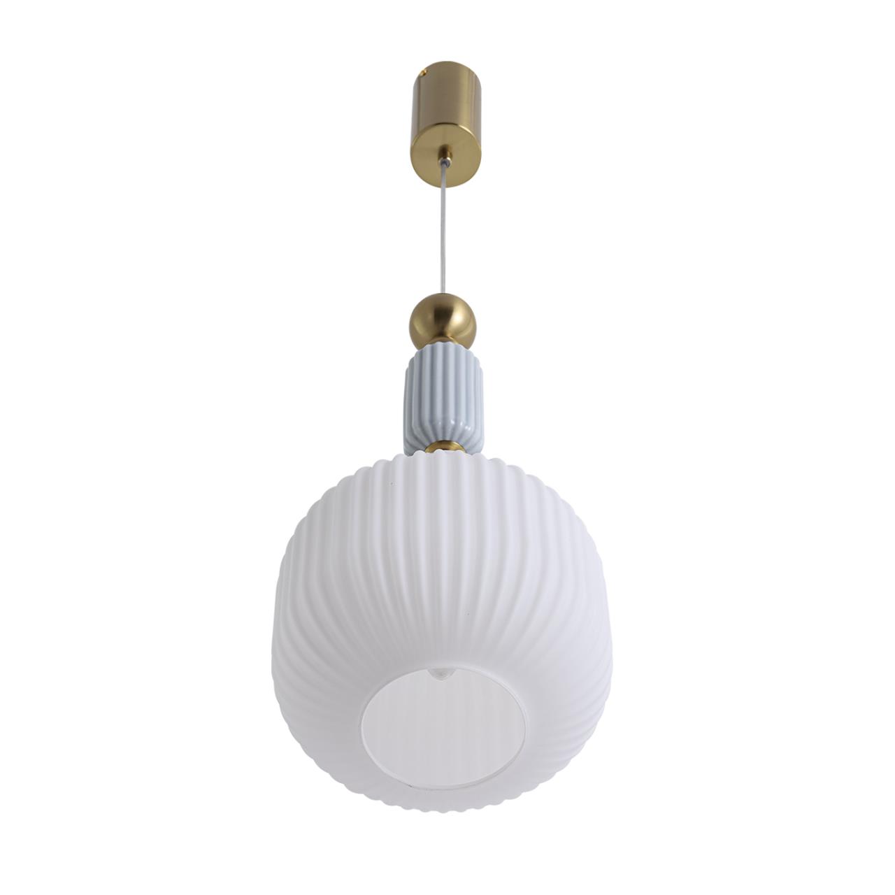 8334/1 MODERNI LN26 033 бронза/белый, металл/керамика/стекло Подвес E27 40W 220V ALEGRA — изображение 3