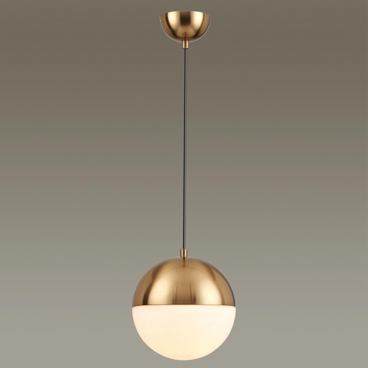 4960/1A PENDANT ODL22 393 античн.бронза/металл/белый/стекло Подвес E27 1*40W PINGA — изображение 5