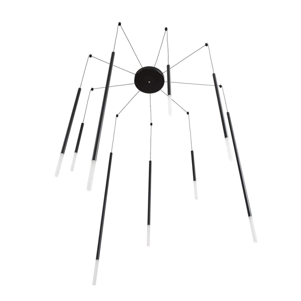 8400/27L LEDIO LN26 000 черный/белый, металл/акрил Люстра LED 27W 3000K 220V STICK — изображение 4