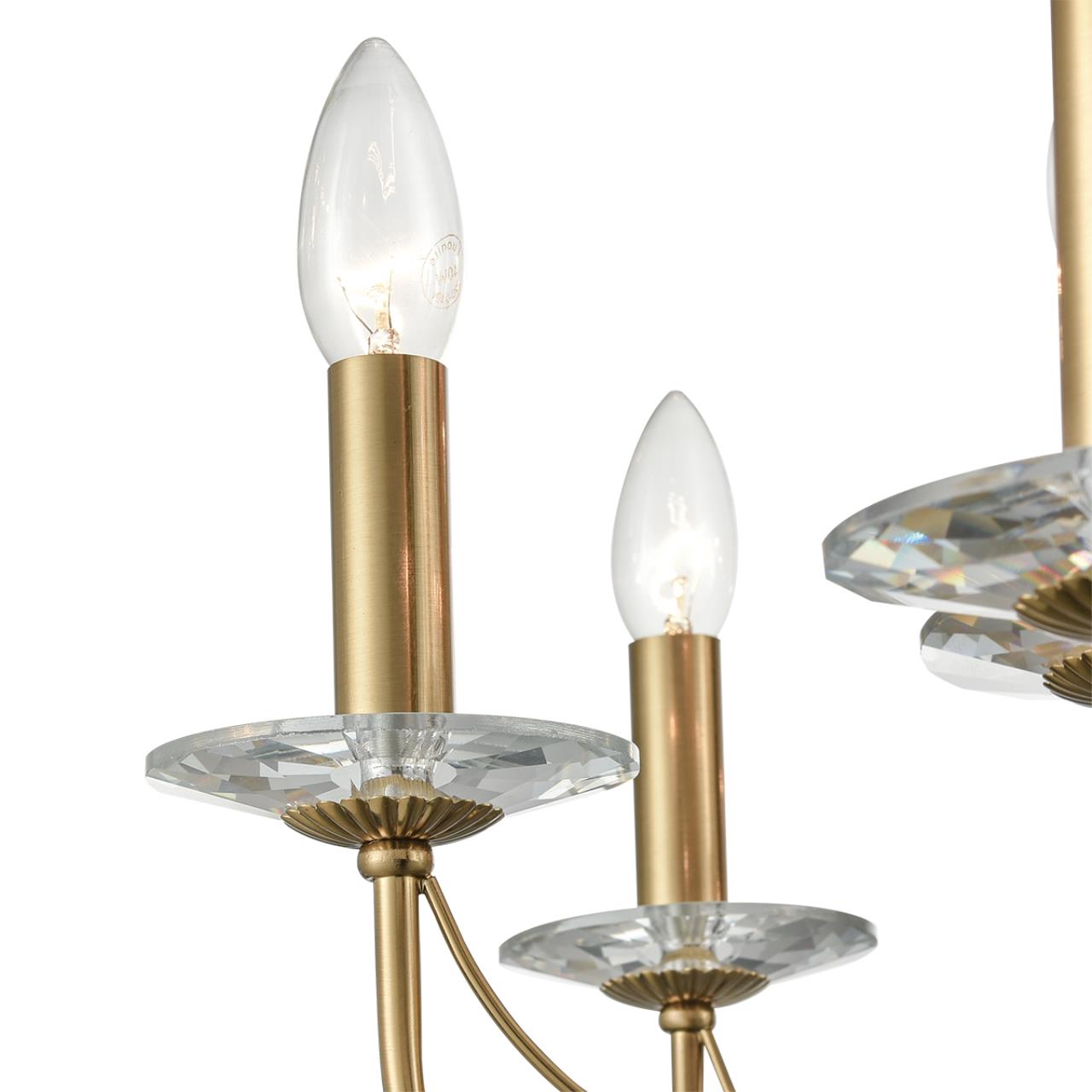 8033/16 CLASSI LN26 080 медь, металл/стекло Люстра подвесная Е14 16*40W 220V INCANTO — изображение 8