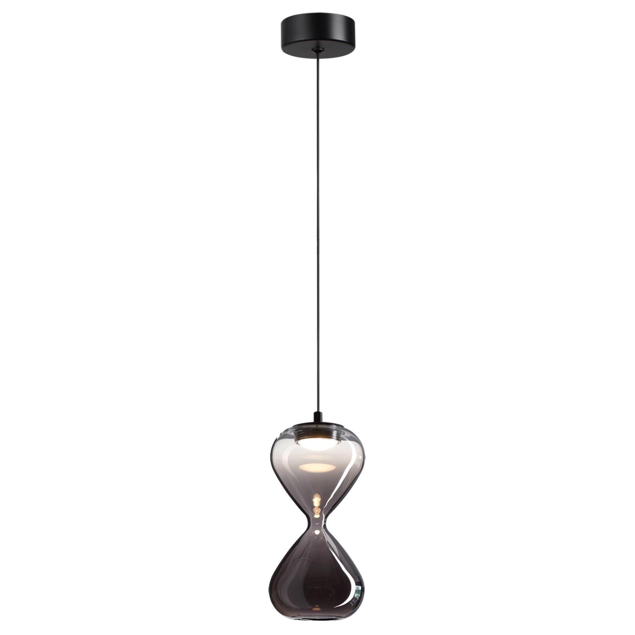 5092/4L PENDANT ODL25 357 черный/прозрачн/дымчатый градиент/металл/стекло Подвес LED 4W 4000K 388Лм GLESSI — изображение 4