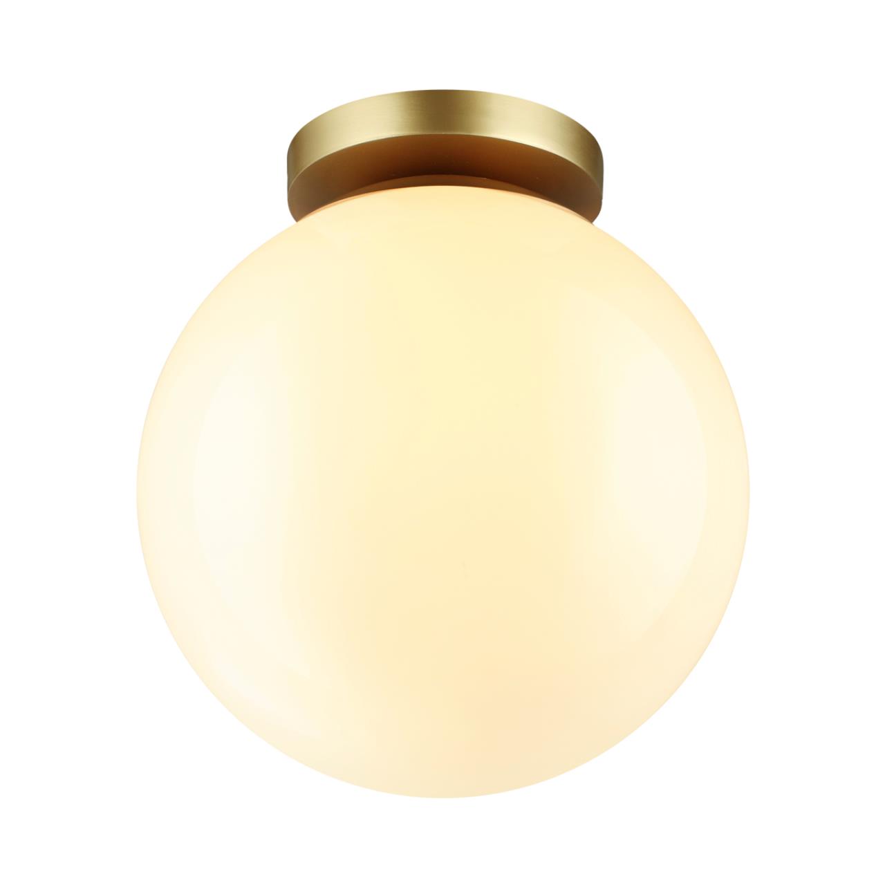4248/1C HIGHTECH ODL21 505 золотист/металл/белый/акрил Потолочный светильник IP44 E27 LED max 9W BOSCO — изображение 4