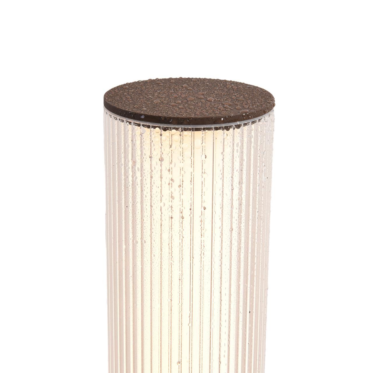 7180/22GL NATURE ODL26 663 Уличный светильник коричневый/акрил/металл IP65 LED 22W 2500Лм 3000K 281° 220-240V CORTENA — изображение 5