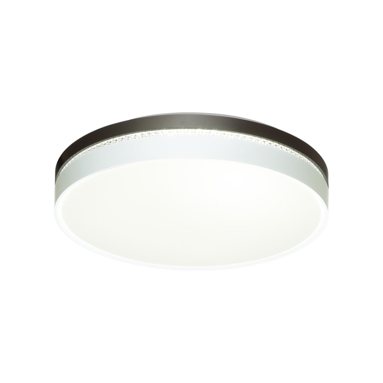 7668/DLN COLOR SN 152 Светильник пластик/белый/темно-коричневый LED 48Вт 3000/4000/6000К D415 IP43 CCT NOHAVA BROWN — изображение 2