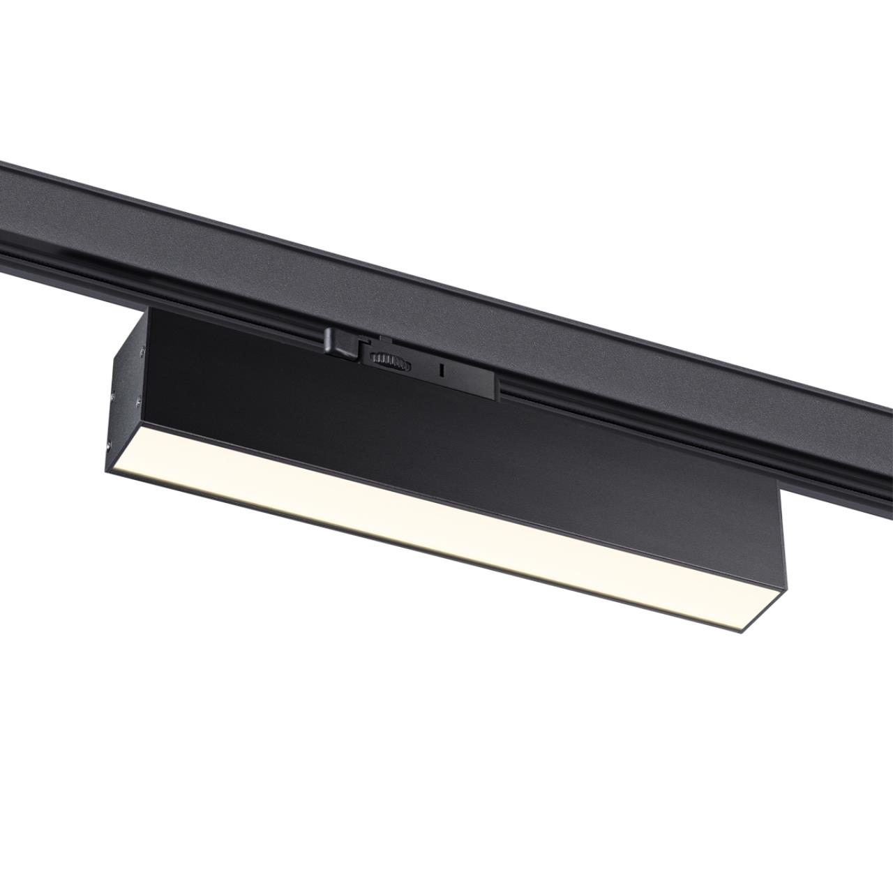 358853 PORT NT22 308 черный Светильник трехфазный трековый светодиодный IP20 LED 4000K 18W 220V ITER — изображение 3