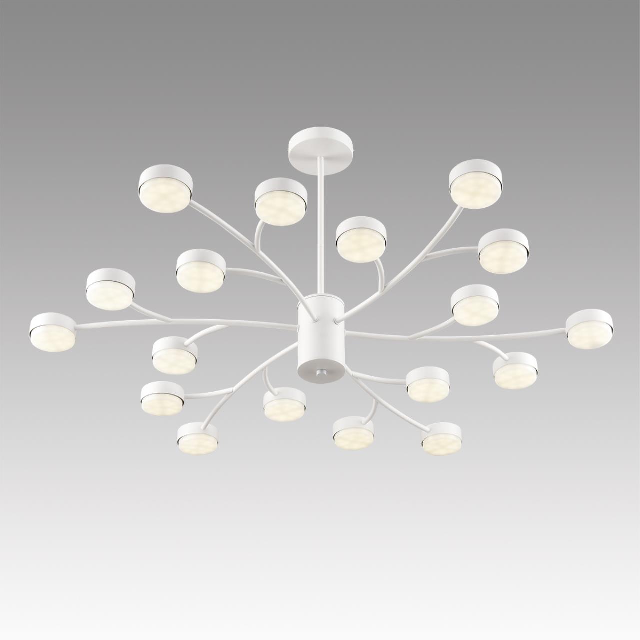 8265/18 COMFI LN26 233 металл, белый Люстра GX53 LED 18*7W 220V TORINA — изображение 4