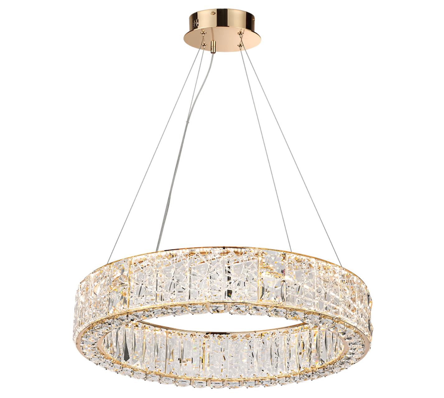 5071/70L HALL ODL24 595 золото/прозрачный/металл/хрусталь/стекло Люстра LED 52W 3700K VERSION — изображение 3
