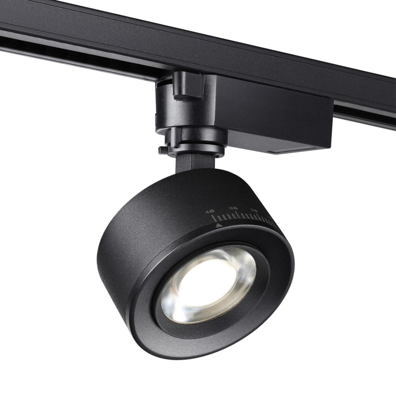 358942 PORT NT22 218 черный Светильник трековый однофазный трехжильный IP20 LED 4000К 15W 220V EDDY — изображение 4
