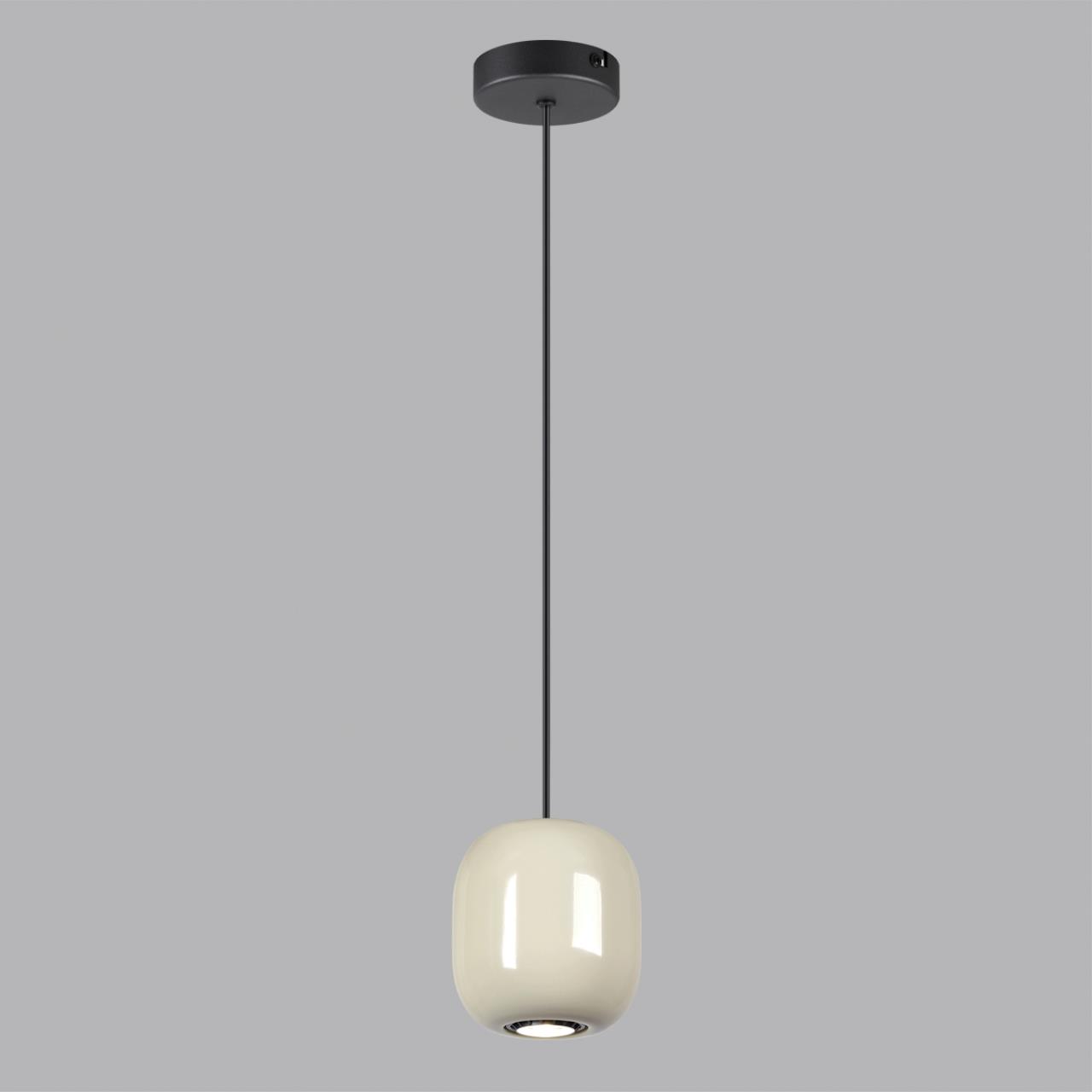 5053/1A PENDANT ODL24 375 черный/цвет слонов.кости//металл Подвес GU10 LED 4W OVALI — изображение 4
