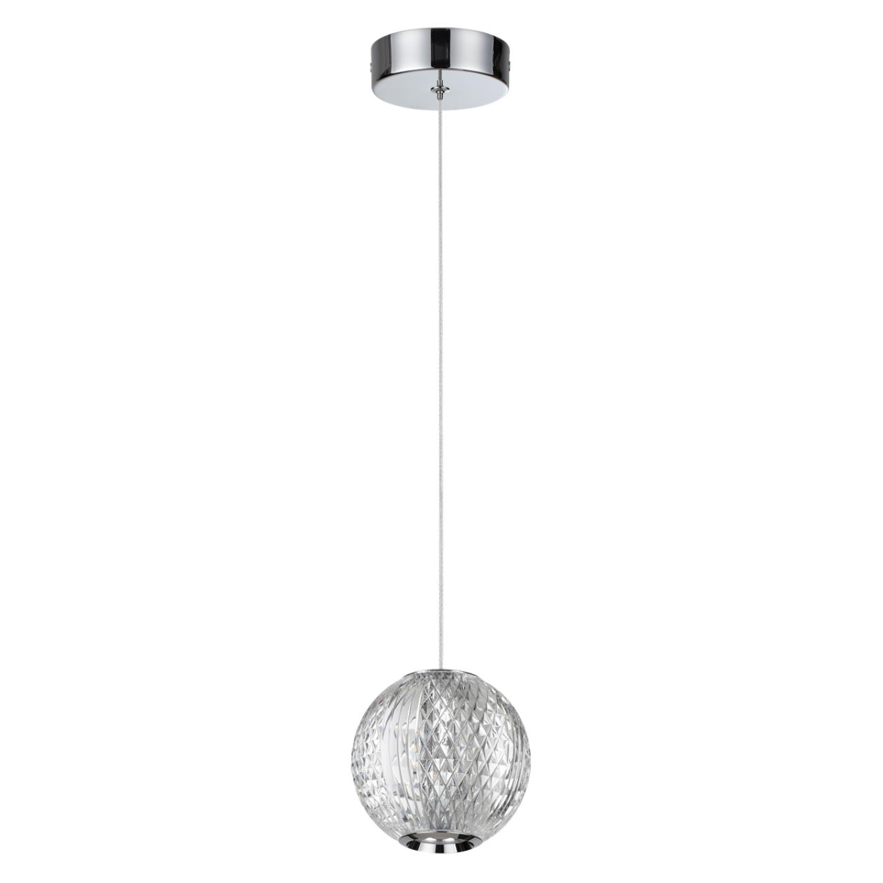 5007/5LA L-VISION ODL24 567 хром/металл/акрил Подвес LED 5W 4000K 365лм CRYSTAL — изображение 5