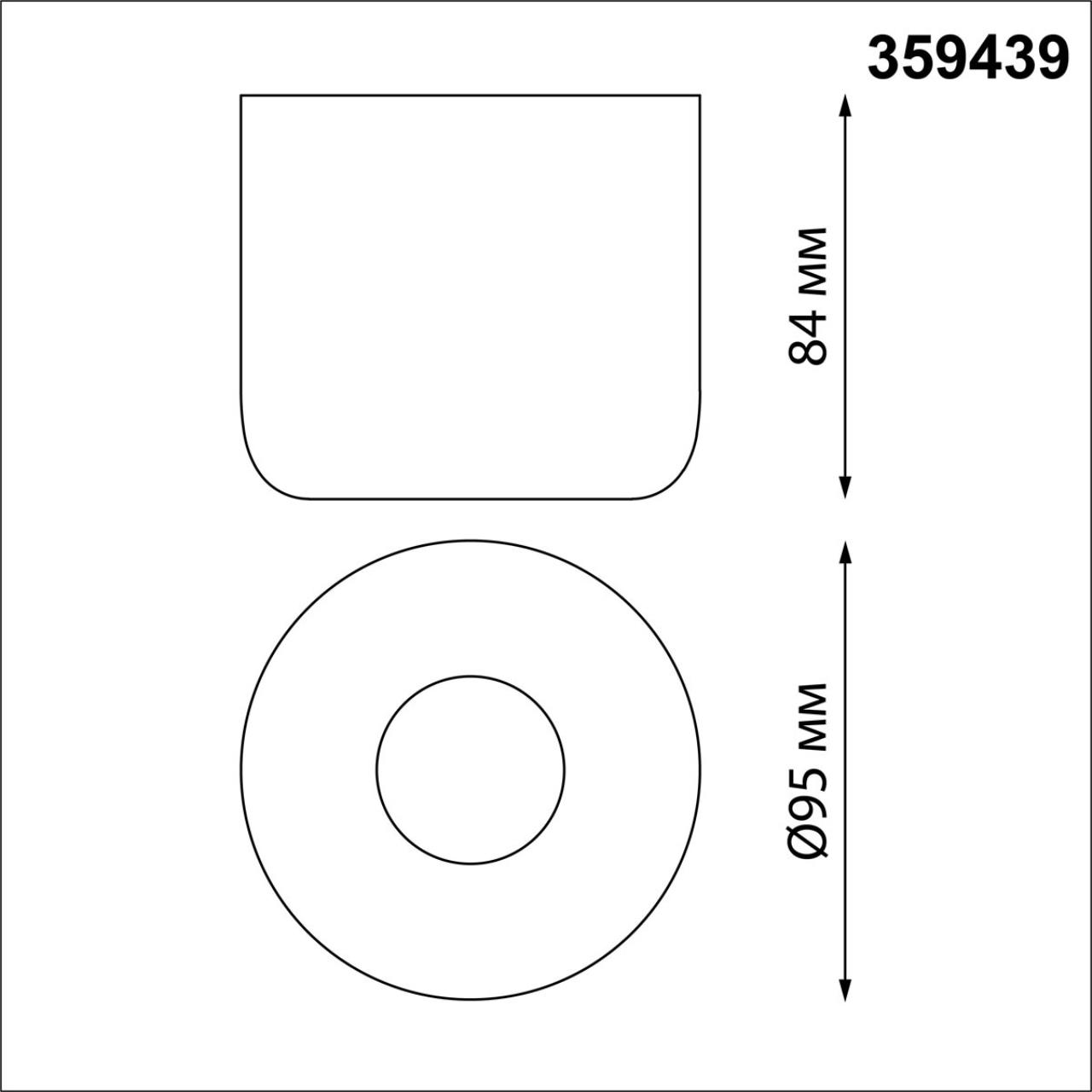 359439 OVER NT24 372 белый Светильник накладной влагозащищённый IP44 LED 10W 220-240V 3000K 650Лм LISSE — изображение 3