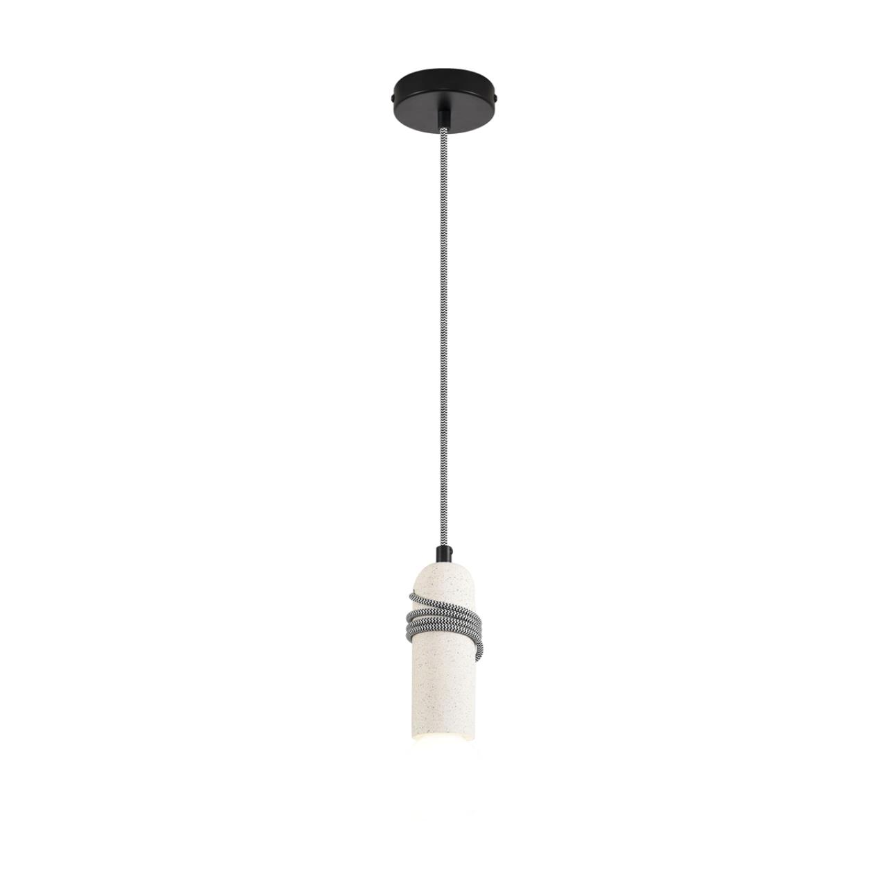 8363/1A ECO LN26 330 черный/белый, металл/бетон Подвес E27 LED 10W 220V TESLA — изображение 3