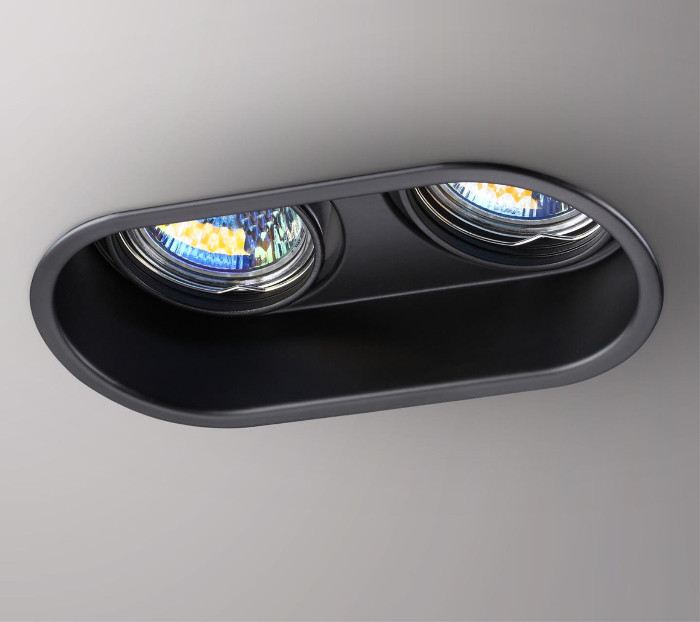 370841 SPOT NT22 578 черный Светильник встраиваемый IP20 GU10 2*50W 220V CLOUD — изображение 6