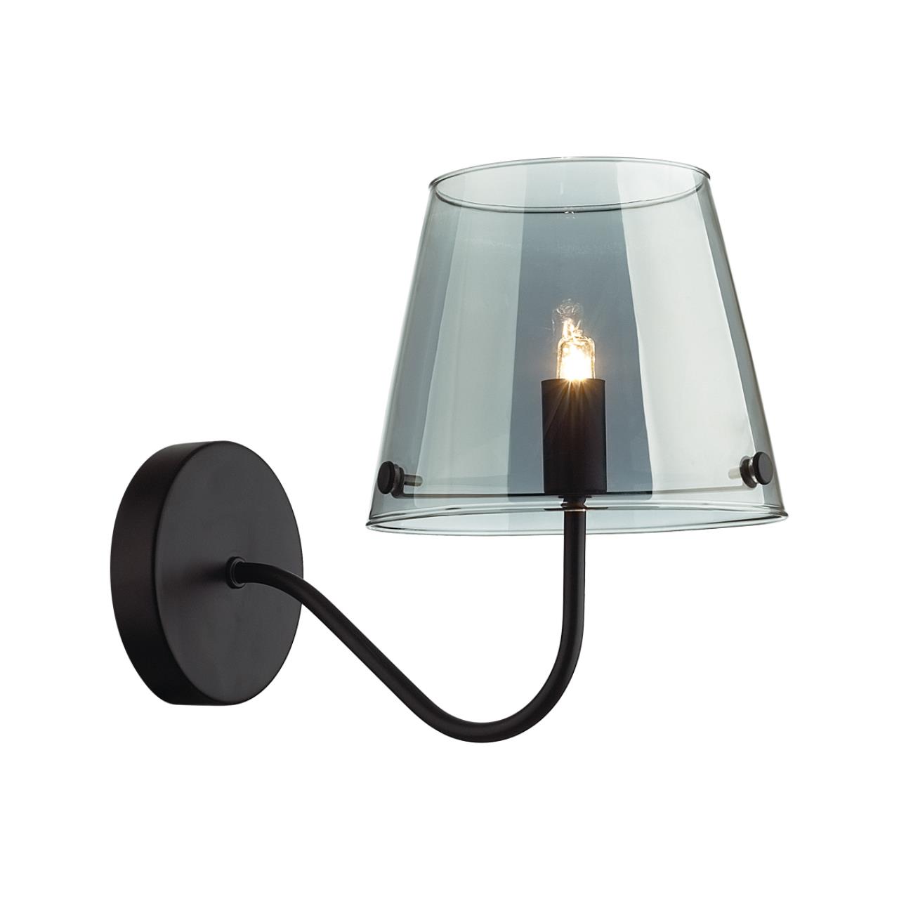6570/1W MODERNI LN26 212 черный/дымчатый/металл/стекло Бра G9 1*20W 220V SMOKY — изображение 5