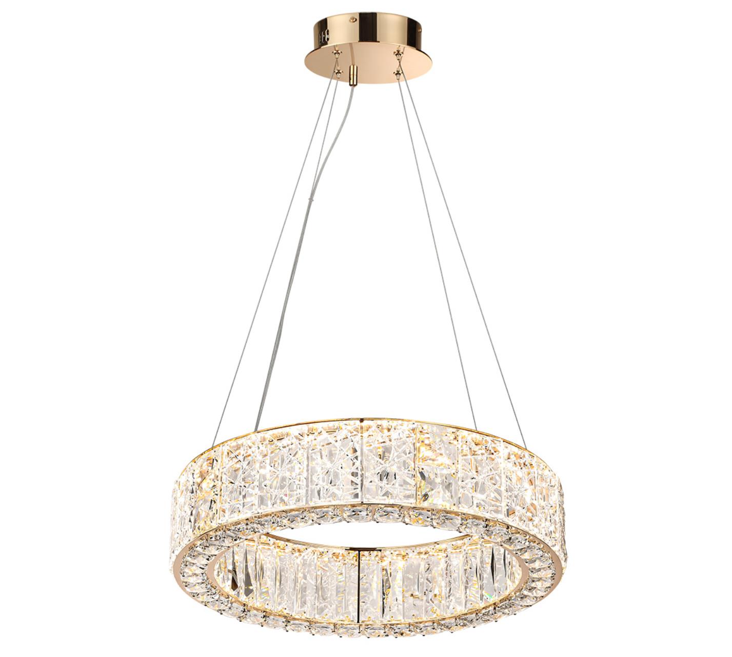 5071/60L HALL ODL24 595 золото/прозрачный/металл/хрусталь/стекло Люстра LED 46W 3700K VERSION — изображение 2