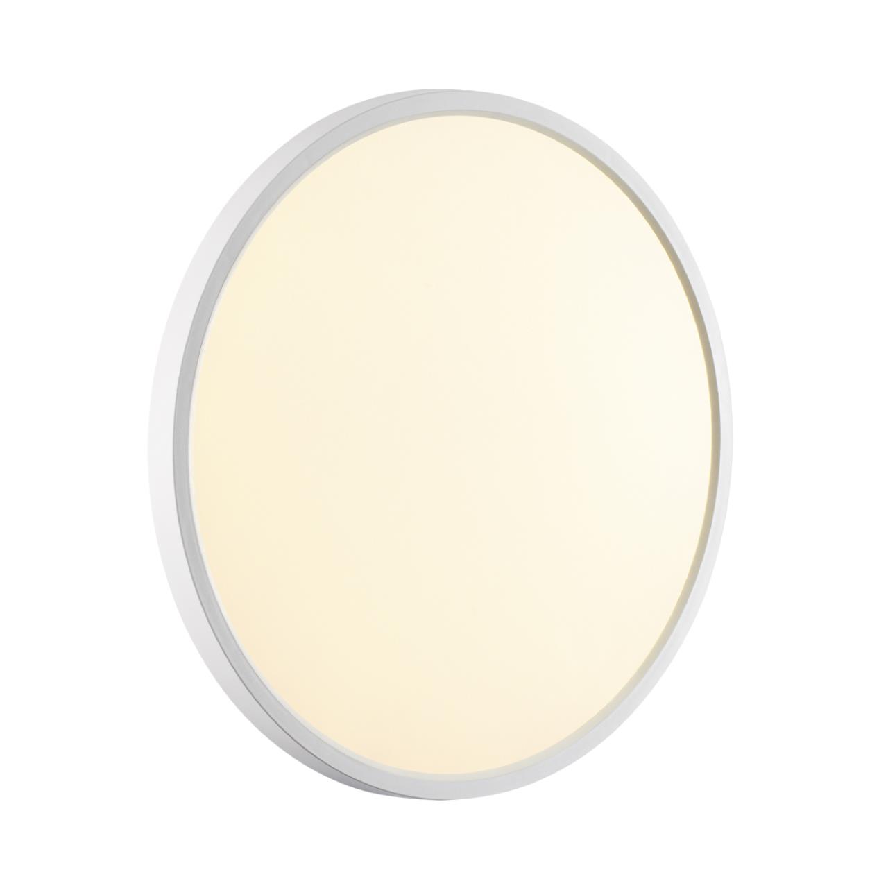 7659/32L MITRA LED SN 551 Светильник пластик/белый LED 32Вт 3000/4000K D400 IP40 ALFA WHITE
