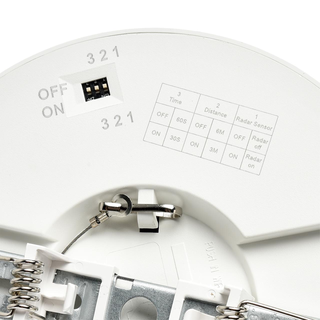 7790/12L MITRA LED SN 000 Светильник пластик/белый LED 12Вт 3000/4000/6500К D170 IP44 CCT/датчик движения NEBULA WHITE — изображение 7