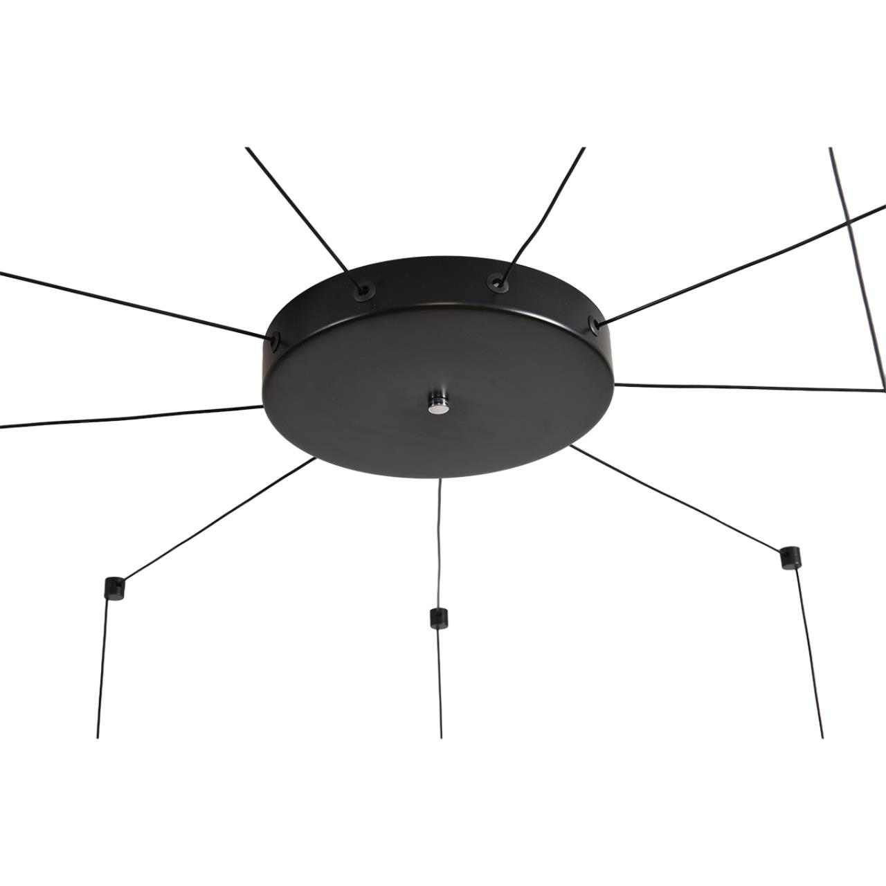 8400/27L LEDIO LN26 000 черный/белый, металл/акрил Люстра LED 27W 3000K 220V STICK — изображение 9